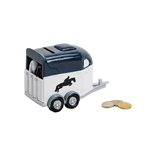 G. Wurm Skarbonka w kolorze biało-granatowym - 15 x 10 x 9 cm ze sklepu Limango Polska w kategorii Dekoracje - zdjęcie 187712991