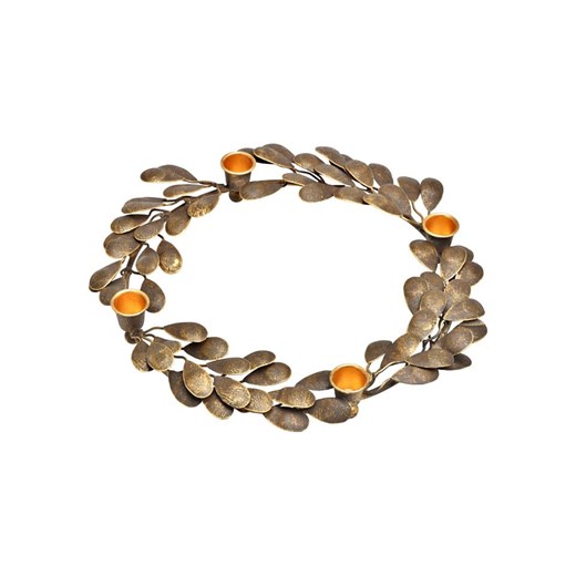 G. Wurm Świecznik w kolorze brązowym - 28 x 4 x 28 cm ze sklepu Limango Polska w kategorii Świeczniki - zdjęcie 187713031