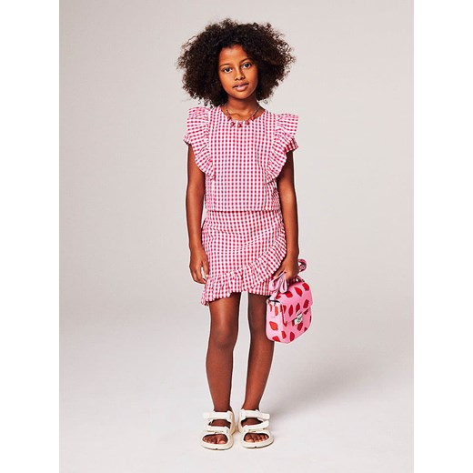 Benetton Spódnica w kolorze czerwono-białym ze sklepu Limango Polska w kategorii Spódnice dziewczęce - zdjęcie 187713711