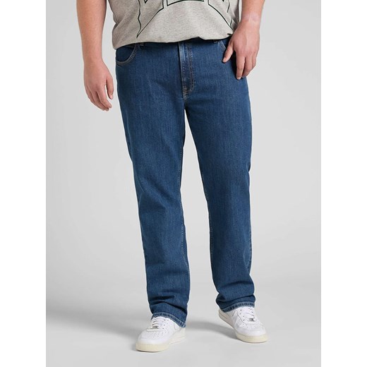 Lee Dżinsy &quot;Brooklyn&quot; - Regular fit - w kolorze niebieskim ze sklepu Limango Polska w kategorii Jeansy męskie - zdjęcie 187713844
