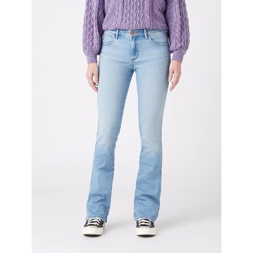 Wrangler Dżinsy - Bootcut fit - w kolorze błękitnym ze sklepu Limango Polska w kategorii Jeansy damskie - zdjęcie 187713871