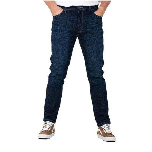 Wrangler Dżinsy &quot;Larston&quot; - Slim fit - w kolorze granatowym ze sklepu Limango Polska w kategorii Jeansy męskie - zdjęcie 187714052