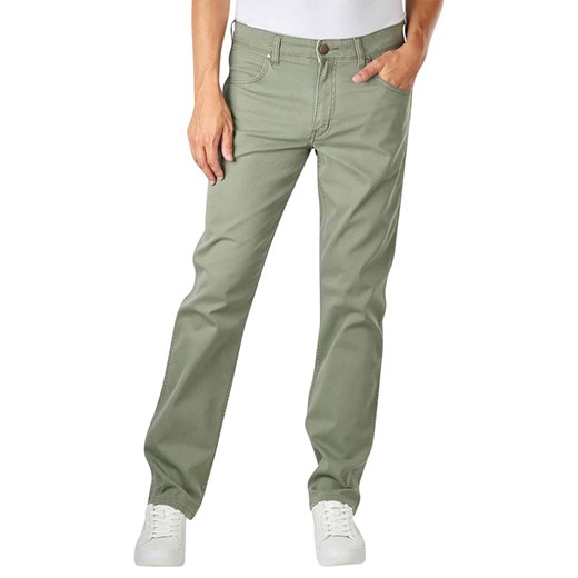 Wrangler Dżinsy - Regular fit - w kolorze zielonym ze sklepu Limango Polska w kategorii Jeansy męskie - zdjęcie 187714102