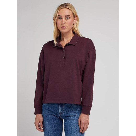 Lee Koszulka polo w kolorze czerwonym ze sklepu Limango Polska w kategorii Bluzki damskie - zdjęcie 187714123