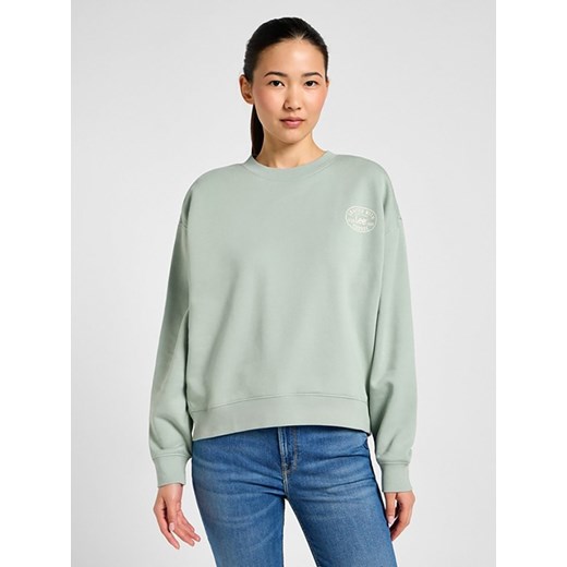 Lee Bluza w kolorze zielonym ze sklepu Limango Polska w kategorii Bluzy damskie - zdjęcie 187714492