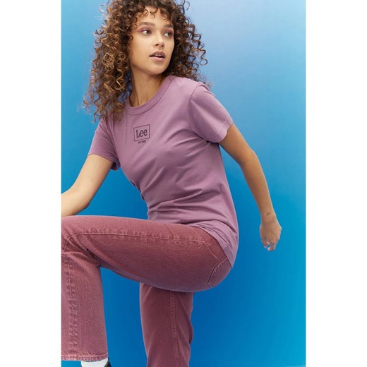 Lee Koszulka w kolorze fioletowym ze sklepu Limango Polska w kategorii Bluzki damskie - zdjęcie 187714632