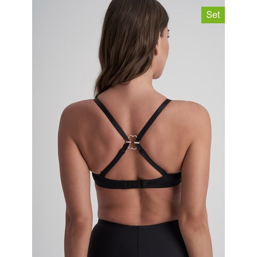 Bye Bra Klipsy (3 szt.) w kolorze beżowym, białym i czarnym do ramiączek ze sklepu Limango Polska w kategorii Zabawki - zdjęcie 187715322