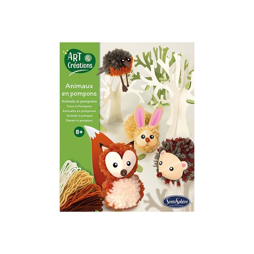 SentoSphere Zestaw do majsterkowania &quot;Pompom animals&quot; - 8+ ze sklepu Limango Polska w kategorii Zabawki - zdjęcie 187716141