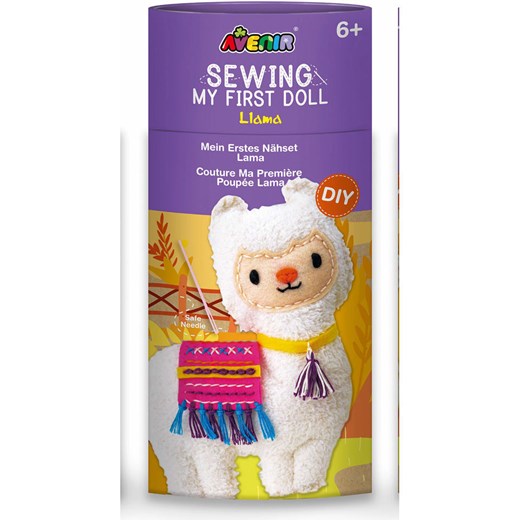 Avenir Zestaw do szycia &quot;Lama&quot; - 6+ ze sklepu Limango Polska w kategorii Zabawki - zdjęcie 187716250