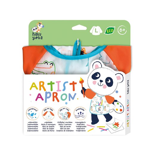 haku yoka Dziecięcy fartuszek do kolorowania - rozmiar L - 6+ ze sklepu Limango Polska w kategorii Zabawki - zdjęcie 187716361