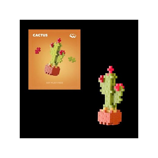 PLUS PLUS Klocki &quot;Kaktus&quot; - 5+ ze sklepu Limango Polska w kategorii Zabawki - zdjęcie 187716730