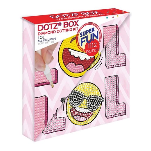 DIAMOND DOTZ Zestaw kreatywny &quot;Diamond Painting LOL&quot; - 7+ ze sklepu Limango Polska w kategorii Zabawki - zdjęcie 187716873
