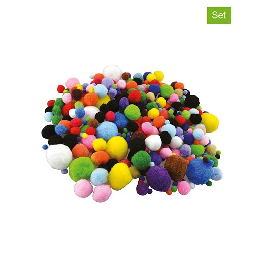 GOWI Pompony (800 szt.) w różnych kolorach ze sklepu Limango Polska w kategorii Zabawki - zdjęcie 187716992