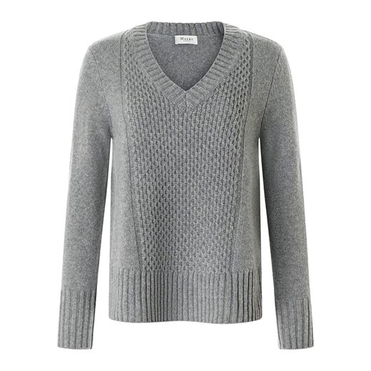Maerz Muenchen Wełniany sweter w kolorze szarym ze sklepu Limango Polska w kategorii Swetry damskie - zdjęcie 187717230