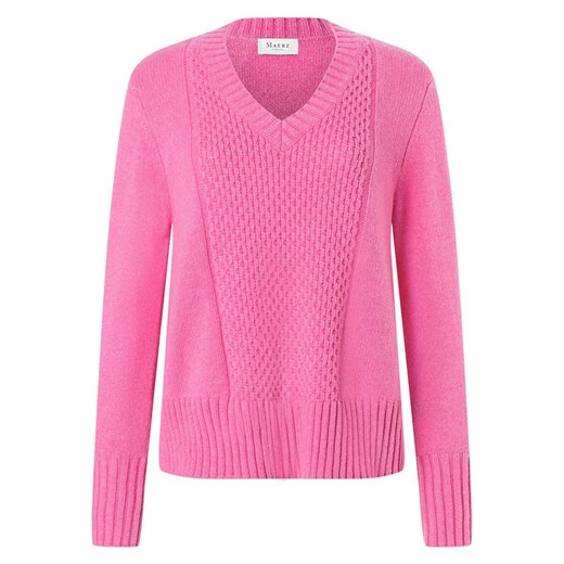 Maerz Muenchen Wełniany sweter w kolorze różowym ze sklepu Limango Polska w kategorii Swetry damskie - zdjęcie 187717233