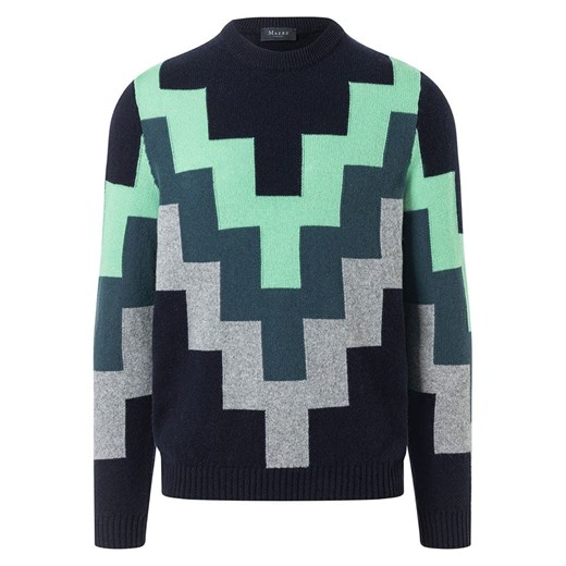 Maerz Muenchen Wełniany sweter w kolorze granatowym ze sklepu Limango Polska w kategorii Swetry męskie - zdjęcie 187717251