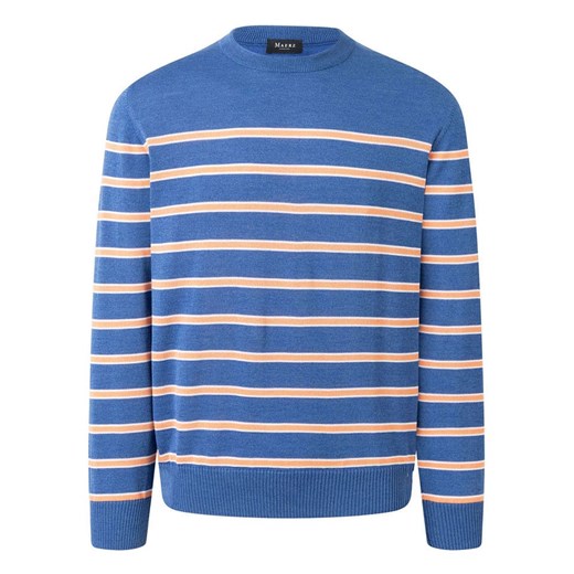 Maerz Muenchen Wełniany sweter w kolorze niebieskim ze sklepu Limango Polska w kategorii Swetry męskie - zdjęcie 187717293