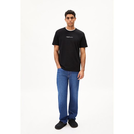 armedangels Koszulka &quot;Maarkos Ikograph&quot; w kolorze czarnym ze sklepu Limango Polska w kategorii T-shirty męskie - zdjęcie 187717314