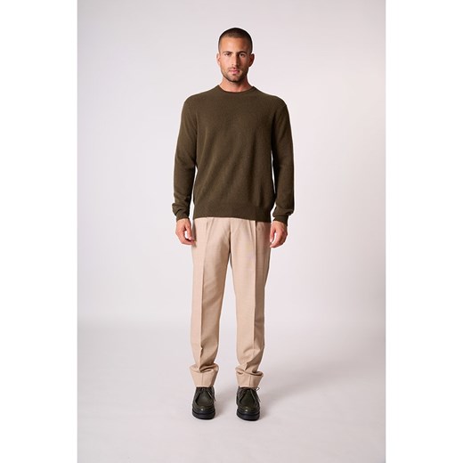 Perfect Cashmere Kaszmirowy sweter &quot;Blake&quot; w kolorze brązowym ze sklepu Limango Polska w kategorii Swetry męskie - zdjęcie 187718471