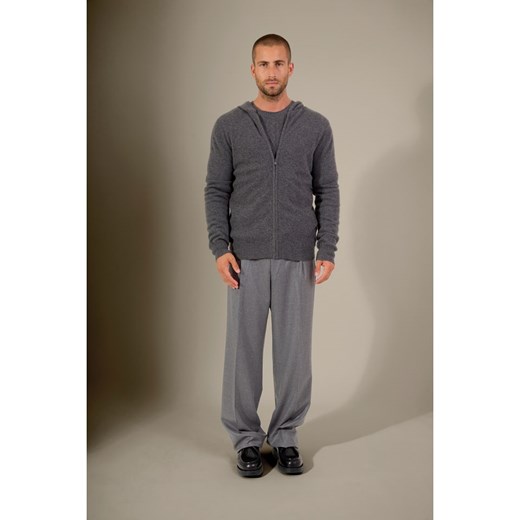 Perfect Cashmere Kaszmirowy kardigan w kolorze szarym ze sklepu Limango Polska w kategorii Swetry męskie - zdjęcie 187718591