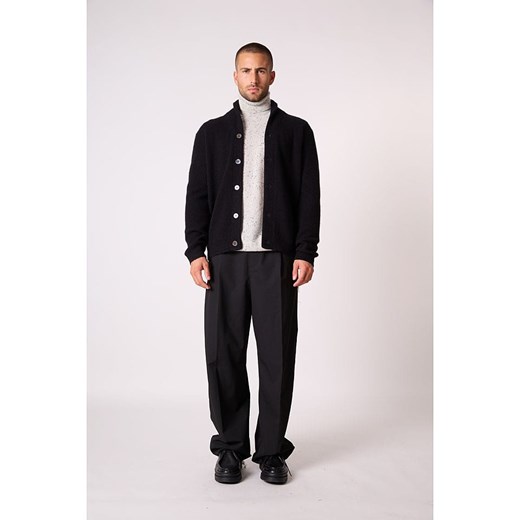 Perfect Cashmere Kaszmirowy kardigan &quot;Gilmour&quot; w kolorze czarnym ze sklepu Limango Polska w kategorii Swetry męskie - zdjęcie 187718624