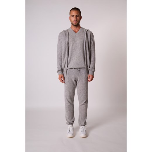 Perfect Cashmere Kaszmirowy kardigan w kolorze szarym ze sklepu Limango Polska w kategorii Swetry męskie - zdjęcie 187718634