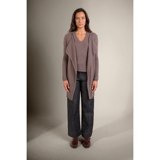 Perfect Cashmere Kaszmirowy kardigan w kolorze brązowym ze sklepu Limango Polska w kategorii Swetry damskie - zdjęcie 187718834