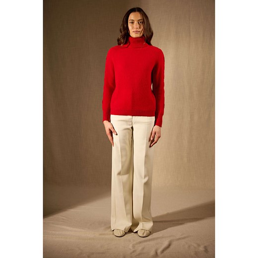 Perfect Cashmere Kaszmirowy golf &quot;Albany&quot; w kolorze czerwonym Perfect Cashmere S promocyjna cena Limango Polska