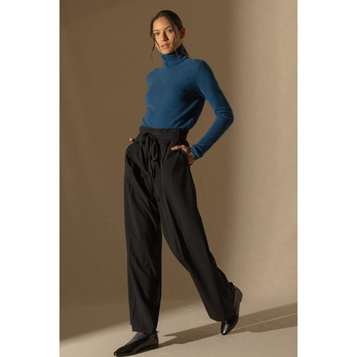 Perfect Cashmere Kaszmirowy golf w kolorze niebieskim ze sklepu Limango Polska w kategorii Swetry damskie - zdjęcie 187718892