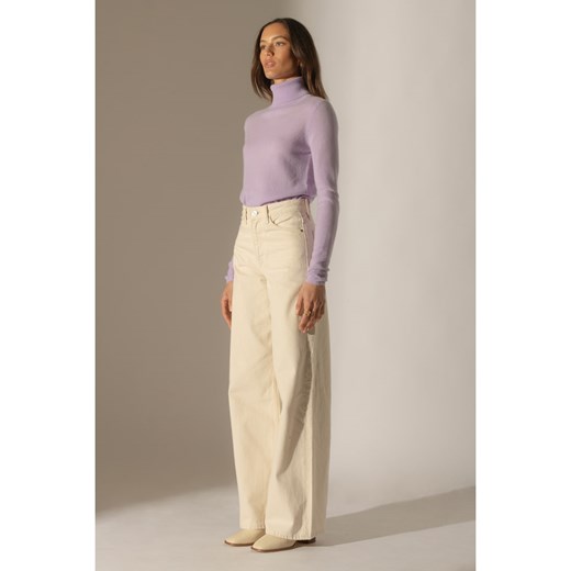 Perfect Cashmere Kaszmirowy golf w kolorze fioletowym ze sklepu Limango Polska w kategorii Swetry damskie - zdjęcie 187718910