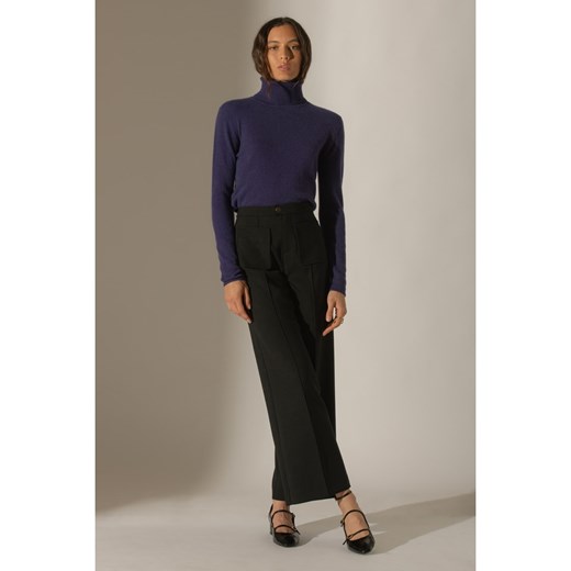 Perfect Cashmere Kaszmirowy golf w kolorze fioletowym ze sklepu Limango Polska w kategorii Swetry damskie - zdjęcie 187718932