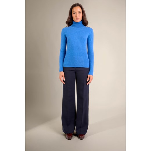 Perfect Cashmere Kaszmirowy golf w kolorze niebieskim ze sklepu Limango Polska w kategorii Swetry damskie - zdjęcie 187718974