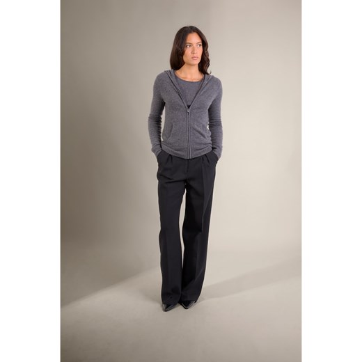 Perfect Cashmere Kaszmirowy kardigan &quot;Emma&quot; w kolorze antracytowym ze sklepu Limango Polska w kategorii Swetry damskie - zdjęcie 187719034