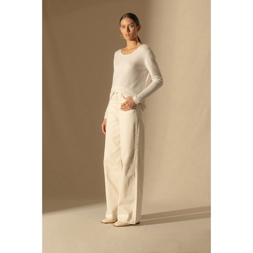 Perfect Cashmere Kaszmirowy sweter w kolorze kremowym ze sklepu Limango Polska w kategorii Swetry damskie - zdjęcie 187719200