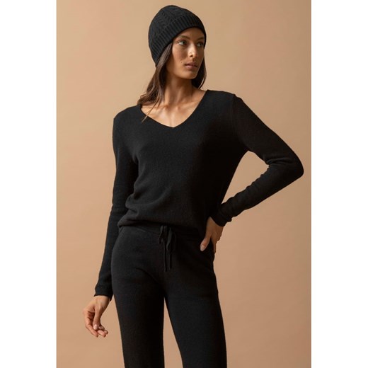 Perfect Cashmere Kaszmirowy sweter w kolorze czarnym ze sklepu Limango Polska w kategorii Swetry damskie - zdjęcie 187719471