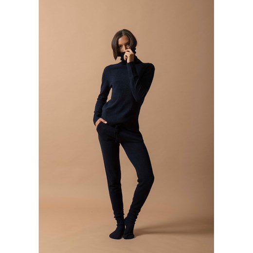 Perfect Cashmere Kaszmirowy golf w kolorze granatowym ze sklepu Limango Polska w kategorii Swetry damskie - zdjęcie 187719534