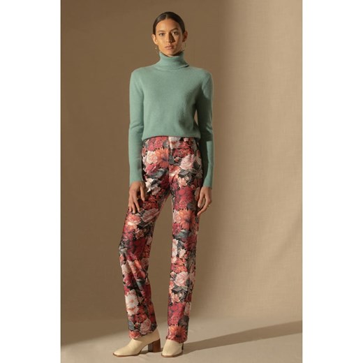 Perfect Cashmere Kaszmirowy golf w kolorze zielonym ze sklepu Limango Polska w kategorii Swetry damskie - zdjęcie 187719574