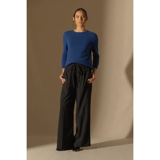 Perfect Cashmere Kaszmirowy sweter w kolorze granatowym ze sklepu Limango Polska w kategorii Swetry damskie - zdjęcie 187719601