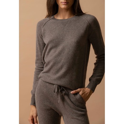 Perfect Cashmere Kaszmirowy sweter w kolorze szarym ze sklepu Limango Polska w kategorii Swetry damskie - zdjęcie 187719702