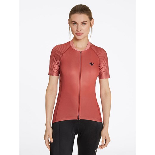 Ziener Koszulka kolarska &quot;Naiala&quot; w kolorze koralowym ze sklepu Limango Polska w kategorii Bluzki damskie - zdjęcie 187720030