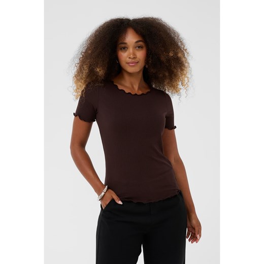 Cream Koszulka w kolorze ciemnobrązowym ze sklepu Limango Polska w kategorii Bluzki damskie - zdjęcie 187720133