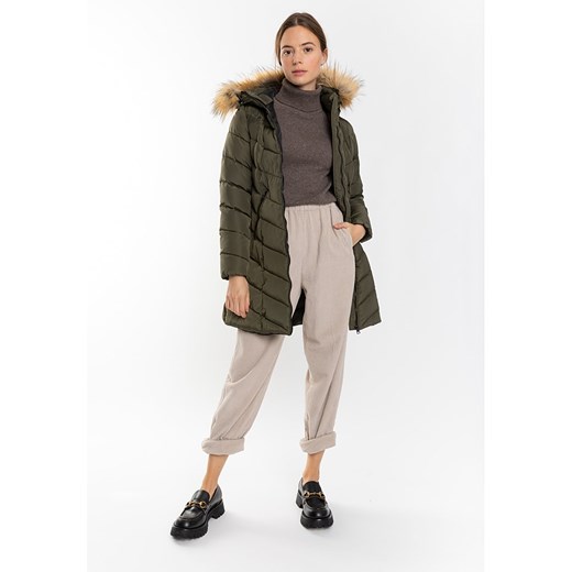Northwood Płaszcz zimowy &quot;Elsa&quot; w kolorze khaki ze sklepu Limango Polska w kategorii Kurtki damskie - zdjęcie 187720413
