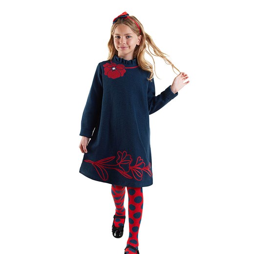 Denokids Sukienka w kolorze granatowym ze sklepu Limango Polska w kategorii Sukienki dziewczęce - zdjęcie 187721892