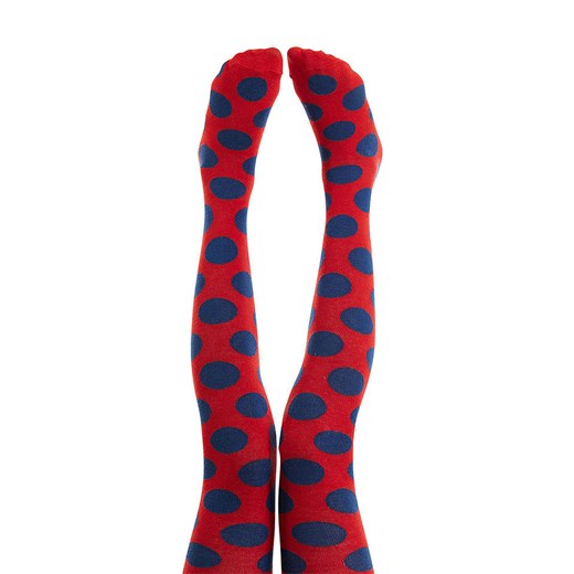 Denokids Rajstopy w kolorze czerwonym ze sklepu Limango Polska w kategorii Rajstopy dziecięce - zdjęcie 187722213