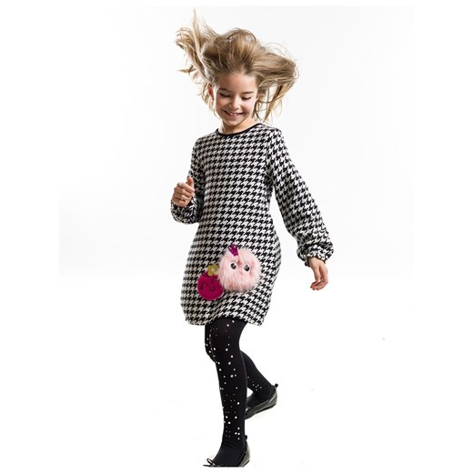 Denokids Sukienka &quot;Zizi&quot; w kolorze czarno-białym ze sklepu Limango Polska w kategorii Sukienki dziewczęce - zdjęcie 187722263