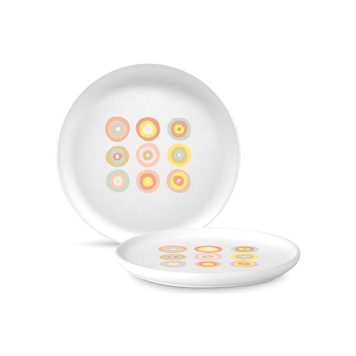 ppd Talerz obiadowy &quot;Bubbles&quot; w kolorze białym ze wzorem - Ø 27 cm ze sklepu Limango Polska w kategorii Naczynia - zdjęcie 187723884