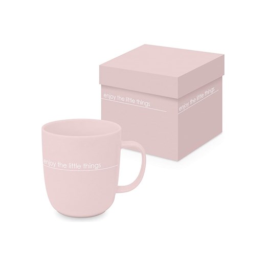 ppd Kubek jumbo &quot;Pure Little Things&quot; w kolorze jasnoróżowym - 400 ml ze sklepu Limango Polska w kategorii Naczynia - zdjęcie 187723963