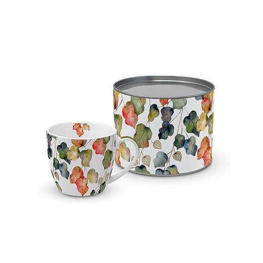 ppd Kubek jumbo &apos;&apos;Bright Fall&apos;&apos; w kolorze białym ze wzorem - 400 ml ze sklepu Limango Polska w kategorii Naczynia - zdjęcie 187723990