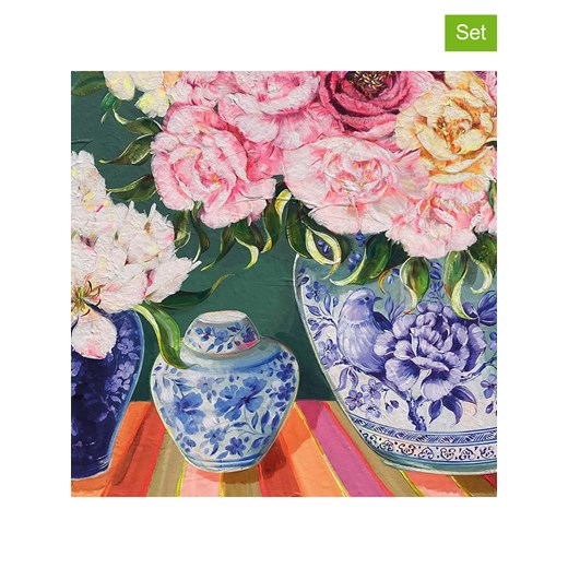 ppd Serwetki (40 szt.) &quot;Japonisme&quot; w kolorze fioletowo-niebieskim ze sklepu Limango Polska w kategorii Akcesoria kuchenne - zdjęcie 187724003