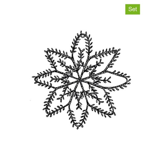 ppd Serwetki (40 szt.) &quot;Atelier Cristal&quot; w kolorze biało-czarnym ze sklepu Limango Polska w kategorii Akcesoria kuchenne - zdjęcie 187724010